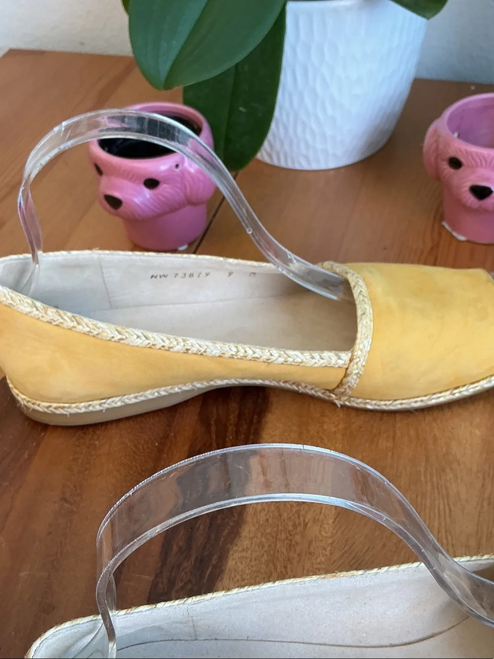 Stuart Weitzman Goldenrod Suede Tipadrille Espadrille Flats 9